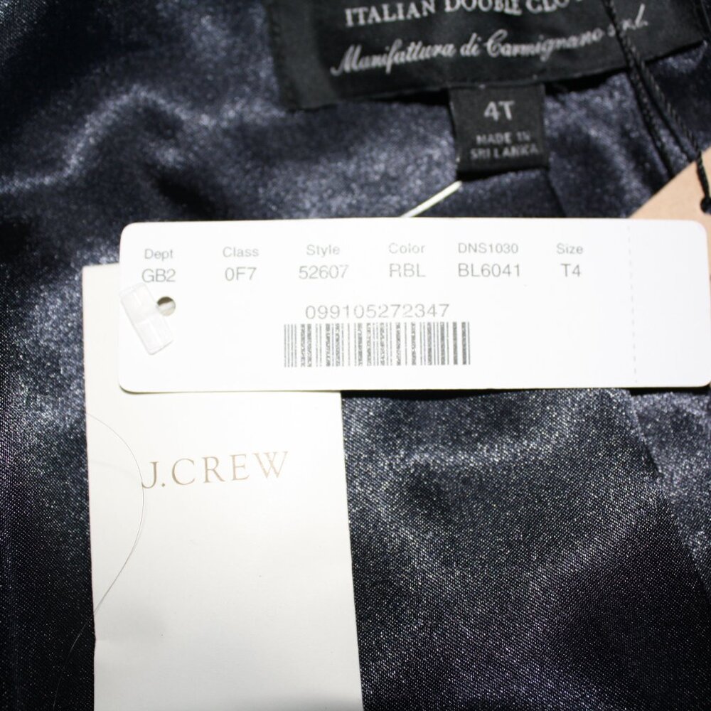 NWT - JCrew - Blue Lady Day Coat with Thinsulate, Size 4T - Picture 5 of 11